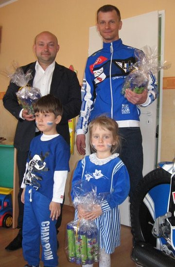 Damian Baliński w przedszkolu w Dąbczu (zdjęcia)