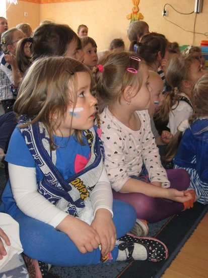 Damian Baliński w przedszkolu w Dąbczu (zdjęcia)