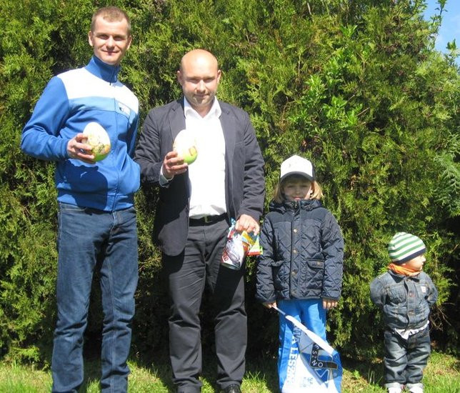 Damian Baliński w przedszkolu w Dąbczu (zdjęcia)