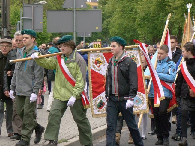 Obchody Święta 3 Maja w Lesznie (zdjęcia)