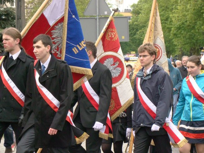 Obchody Święta 3 Maja w Lesznie (zdjęcia)