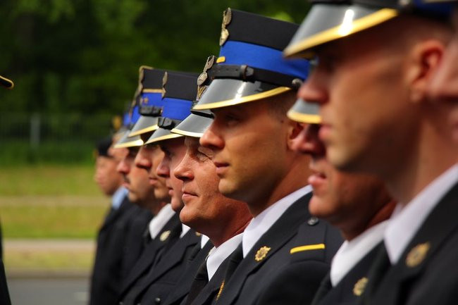 Strażacy świętują, a tu nagle alarm (zdjęcia i wideo)