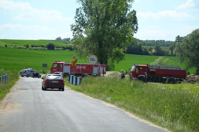 Wielki pożar w Miąskowie (zdjęcia i wideo)
