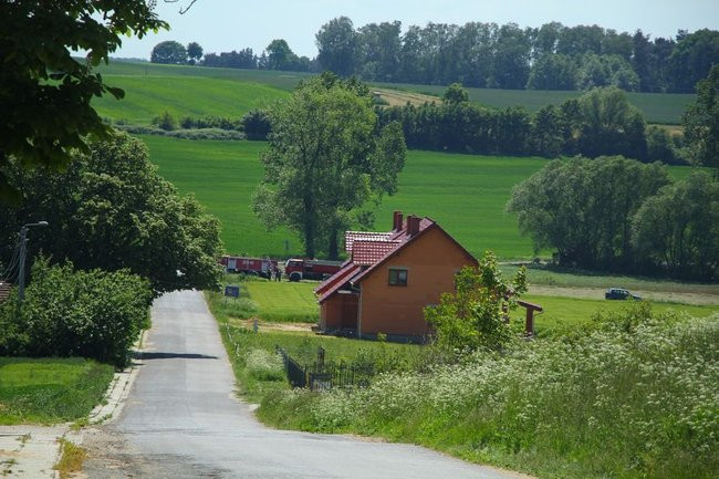 Wielki pożar w Miąskowie (zdjęcia i wideo)