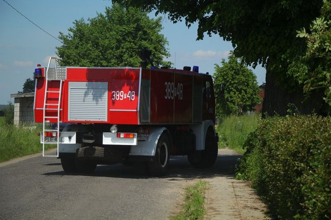 Wielki pożar w Miąskowie (zdjęcia i wideo)