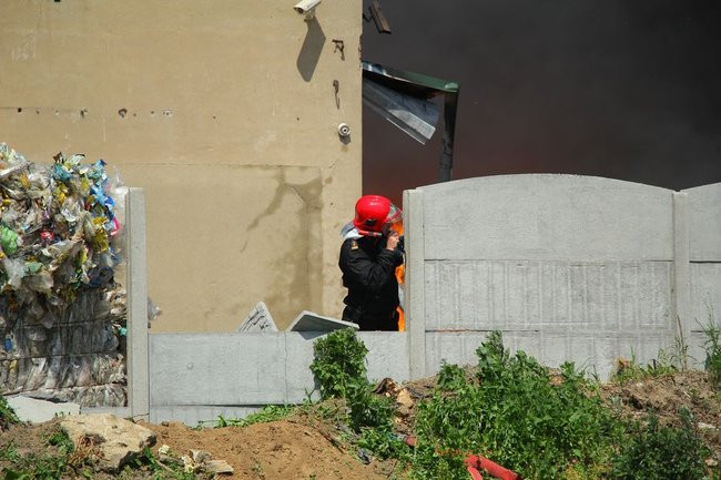 Wielki pożar w Miąskowie (zdjęcia i wideo)