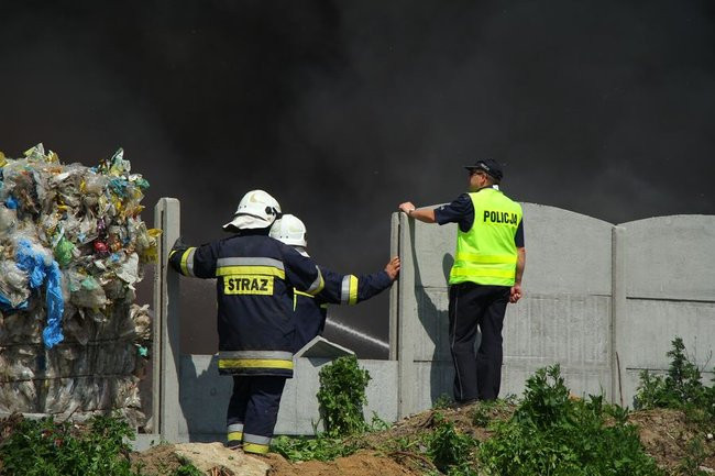 Wielki pożar w Miąskowie (zdjęcia i wideo)