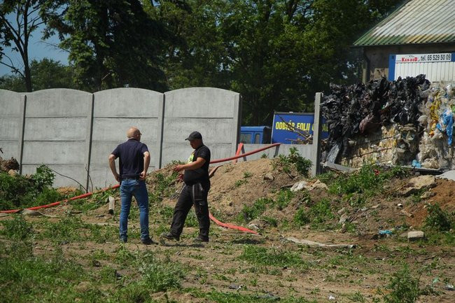Wielki pożar w Miąskowie (zdjęcia i wideo)
