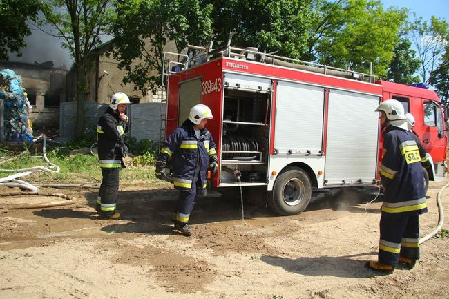 Wielki pożar w Miąskowie (zdjęcia i wideo)