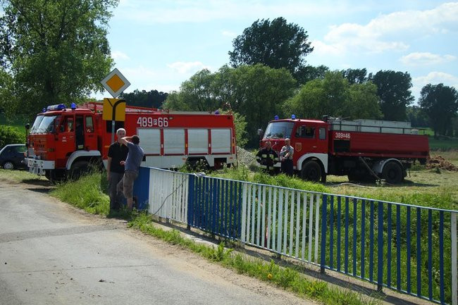 Wielki pożar w Miąskowie (zdjęcia i wideo)