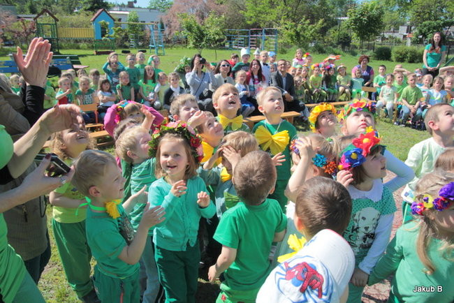 Przedszkolaki zzieleniały (zdjęcia)