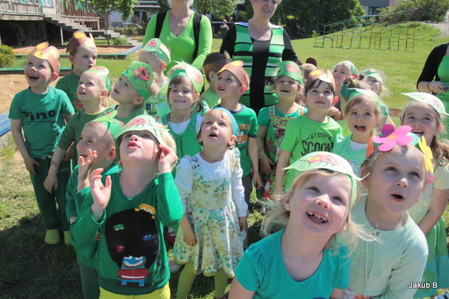 Przedszkolaki zzieleniały (zdjęcia)
