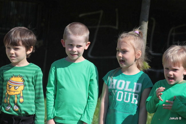 Przedszkolaki zzieleniały (zdjęcia)