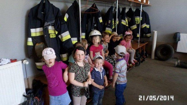 Odwiedziny u strażaków (zdjęcia)