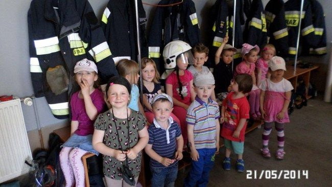 Odwiedziny u strażaków (zdjęcia)