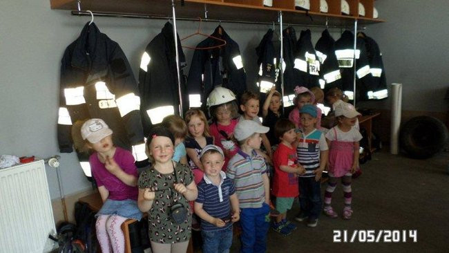 Odwiedziny u strażaków (zdjęcia)