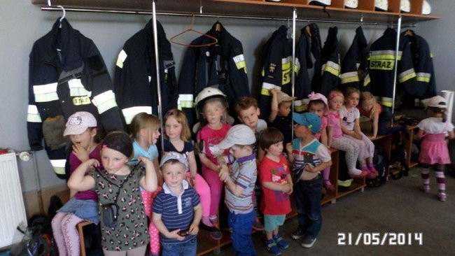 Odwiedziny u strażaków (zdjęcia)