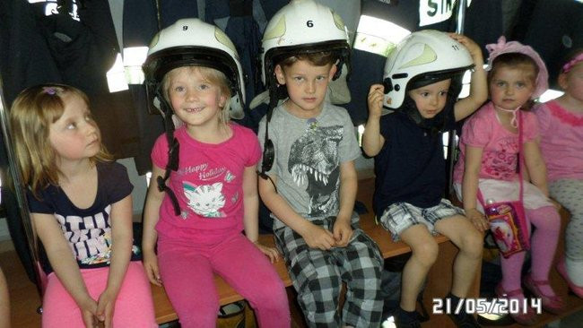 Odwiedziny u strażaków (zdjęcia)