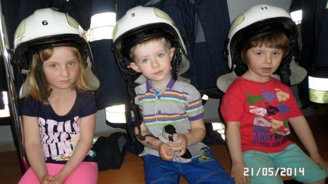 Odwiedziny u strażaków (zdjęcia)