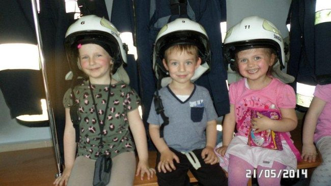 Odwiedziny u strażaków (zdjęcia)