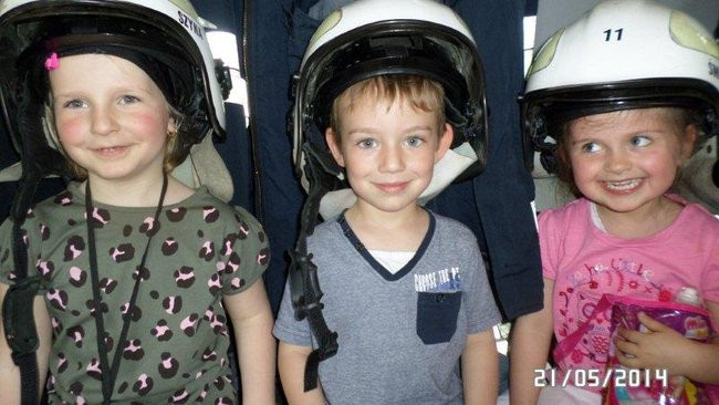 Odwiedziny u strażaków (zdjęcia)