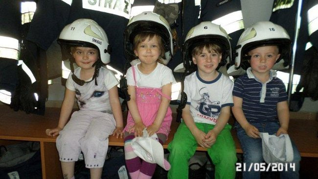 Odwiedziny u strażaków (zdjęcia)