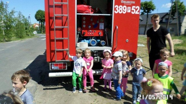 Odwiedziny u strażaków (zdjęcia)