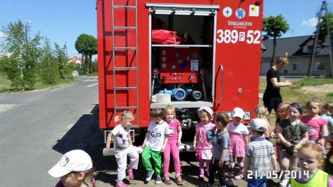 Odwiedziny u strażaków (zdjęcia)