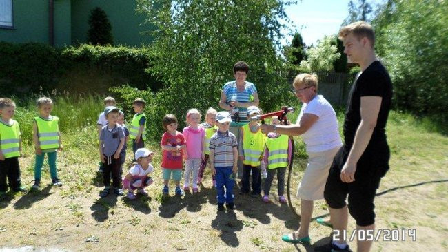 Odwiedziny u strażaków (zdjęcia)