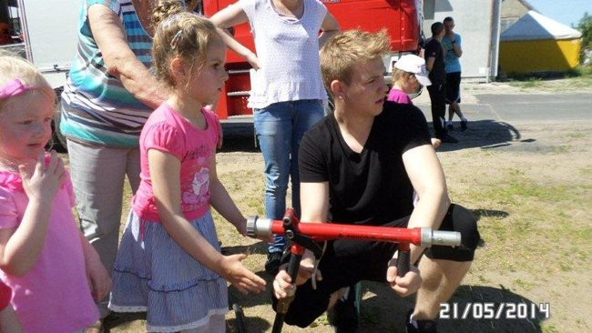 Odwiedziny u strażaków (zdjęcia)