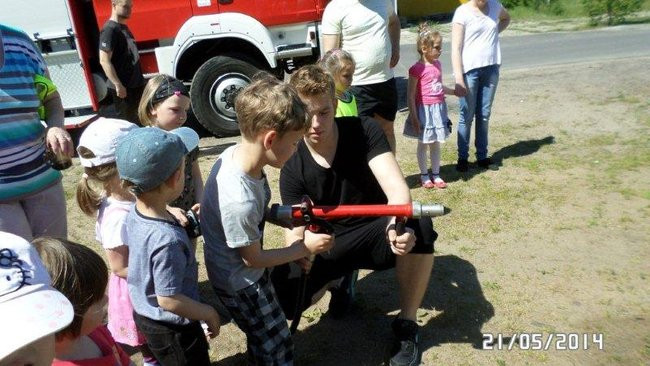 Odwiedziny u strażaków (zdjęcia)