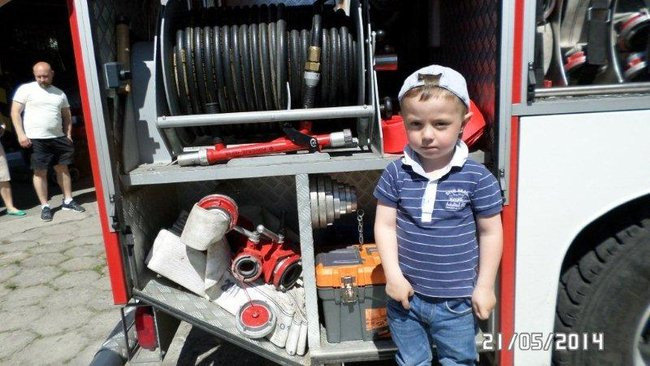 Odwiedziny u strażaków (zdjęcia)