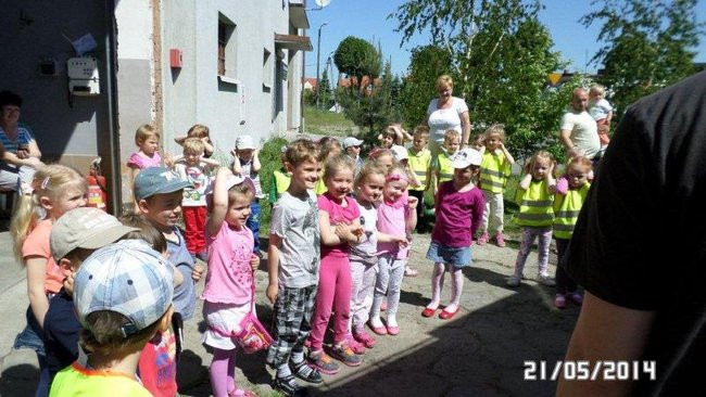 Odwiedziny u strażaków (zdjęcia)