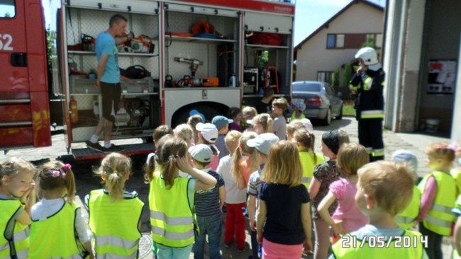 Odwiedziny u strażaków (zdjęcia)