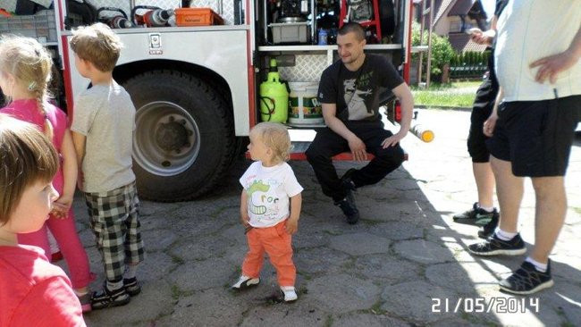 Odwiedziny u strażaków (zdjęcia)