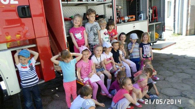 Odwiedziny u strażaków (zdjęcia)