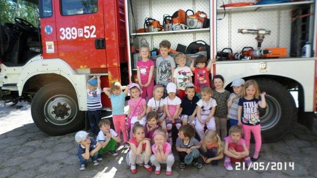 Odwiedziny u strażaków (zdjęcia)