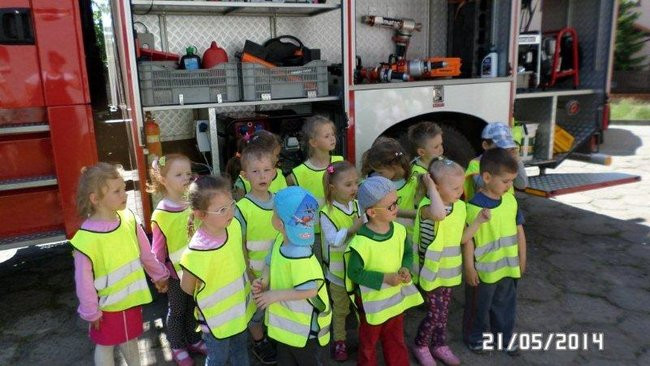 Odwiedziny u strażaków (zdjęcia)