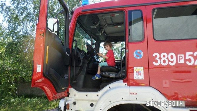 Odwiedziny u strażaków (zdjęcia)