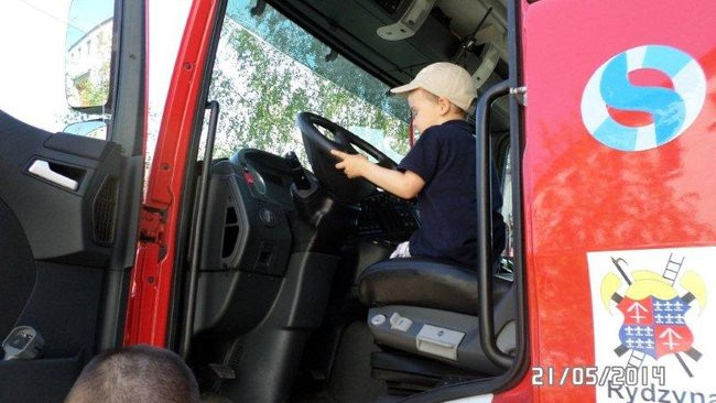 Odwiedziny u strażaków (zdjęcia)