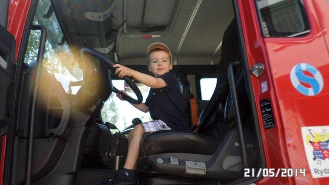 Odwiedziny u strażaków (zdjęcia)