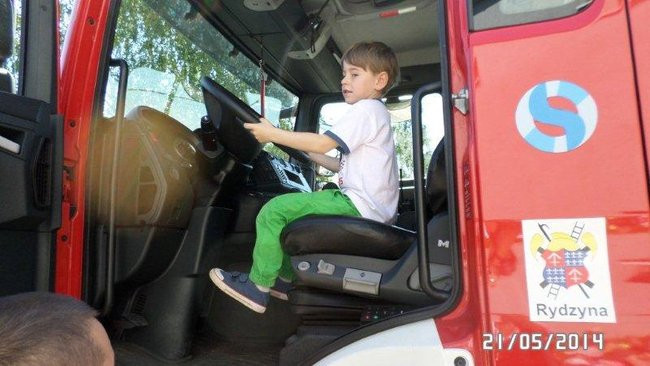 Odwiedziny u strażaków (zdjęcia)