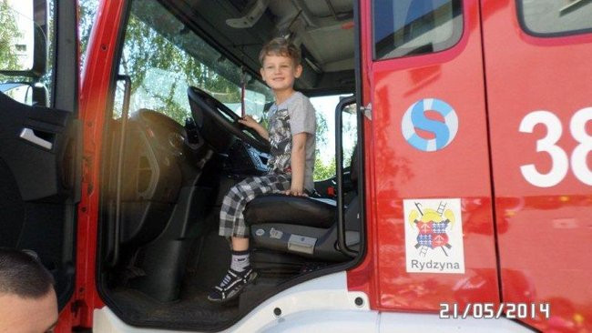 Odwiedziny u strażaków (zdjęcia)