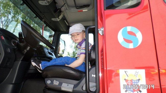 Odwiedziny u strażaków (zdjęcia)