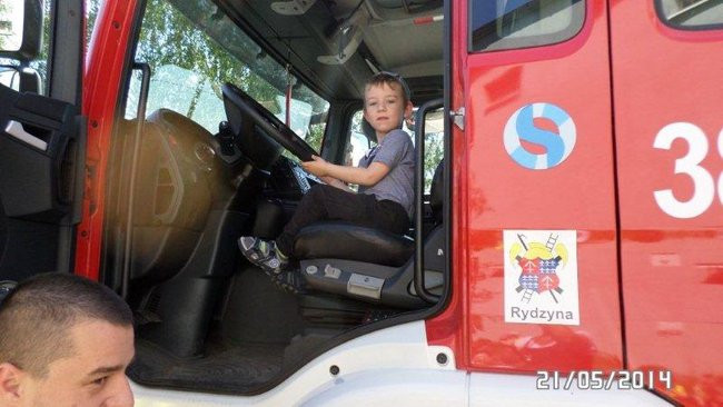 Odwiedziny u strażaków (zdjęcia)