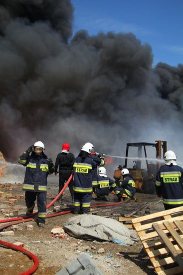 Milion złotych strat po pożarze w Miąskowie (zdjęcia)