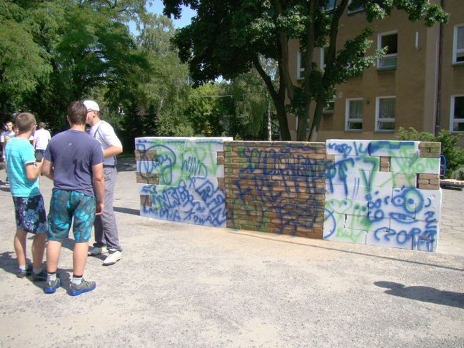 W szkole rolniczej runął mur (zdjęcia)