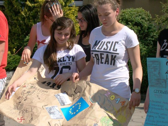 W szkole rolniczej runął mur (zdjęcia)