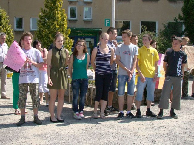 W szkole rolniczej runął mur (zdjęcia)