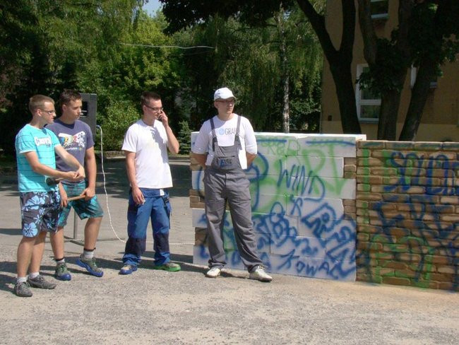 W szkole rolniczej runął mur (zdjęcia)